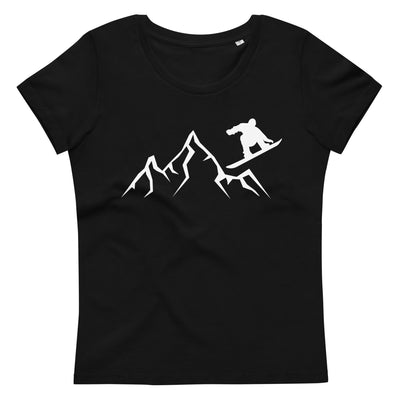 Berge - Snowboarding - (24) - Damen Premium Organic T-Shirt snowboarden xxx yyy zzz 2XL