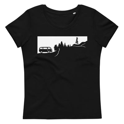 Berge - Bäume - Camping Van - Damen Premium Organic T-Shirt camping xxx yyy zzz 2XL