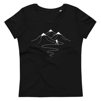 Berge Trail Kurves und Wandern - Damen Premium Organic T-Shirt wandern xxx yyy zzz 2XL