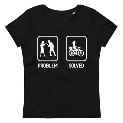 Problem Solved - Frau Radfahren - Damen Premium Organic T-Shirt fahrrad xxx yyy zzz 2XL