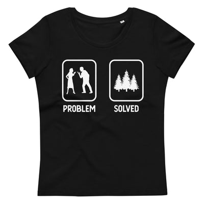 Problem Solved - Bäume - - Damen Premium Organic T-Shirt camping xxx yyy zzz 2XL