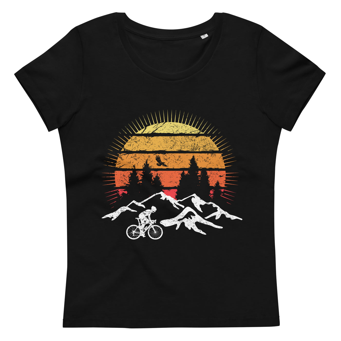 Radfahrer und Sonne Vintage - Damen Premium Organic T-Shirt fahrrad xxx yyy zzz 2XL