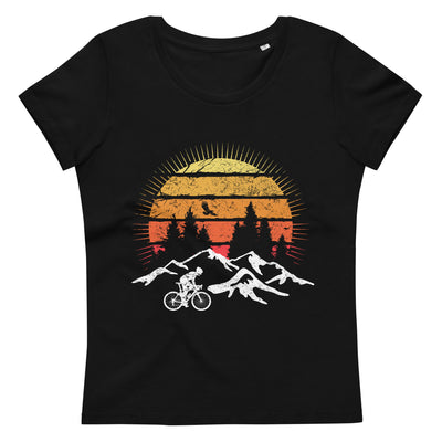 Radfahrer und Sonne Vintage - Damen Premium Organic T-Shirt fahrrad xxx yyy zzz 2XL