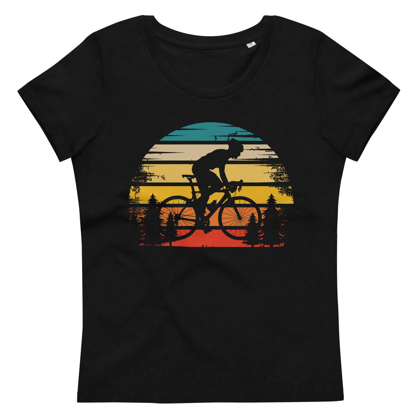 Retro Sonne und Radfahren - Damen Premium Organic T-Shirt fahrrad xxx yyy zzz 2XL