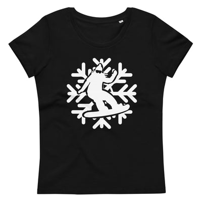 Snowflake - Snowboarding - Damen Premium Organic T-Shirt snowboarden xxx yyy zzz 2XL