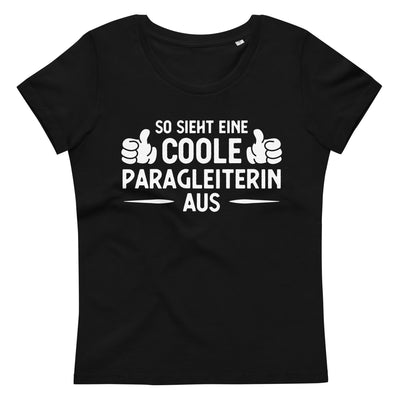 So Sieht Eine Coole Paragleiterin Aus - Damen Premium Organic T-Shirt berge xxx yyy zzz 2XL