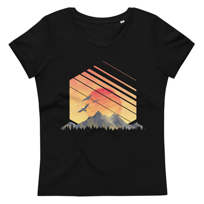 Sonnenaufgang Alpen - Damen Premium Organic T-Shirt berge xxx yyy zzz 2XL