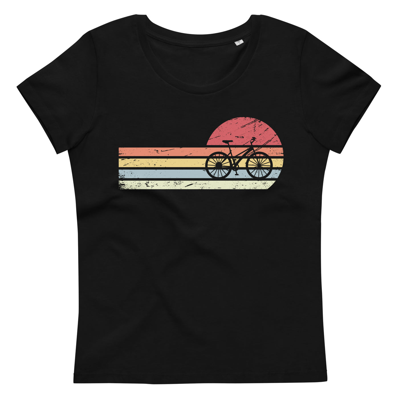 Sonne und Retro Linies - Radfahren - Damen Premium Organic T-Shirt fahrrad xxx yyy zzz 2XL