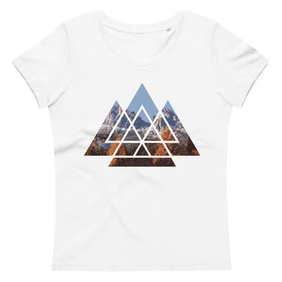 Berge Abstrakt - Damen Premium Organic T-Shirt berge wandern 2XL