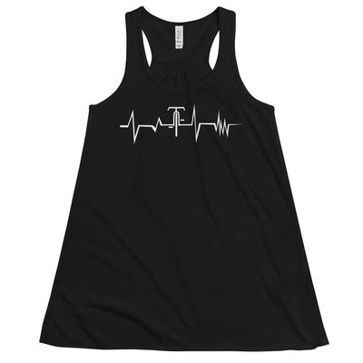 Heartbeat - Cycle - Damen Tanktop fahrrad Schwarz