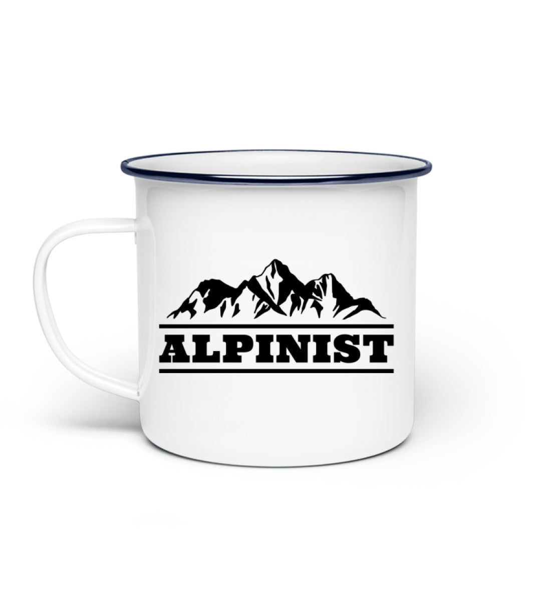 Alpinist - Emaille Tasse berge wandern Default Title