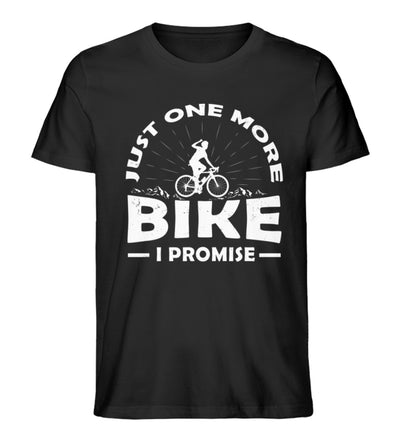 Just one more bike, i promise - Herren Premium Organic T-Shirt fahrrad Schwarz