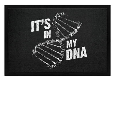 Its in my DNA - Fußmatte mit Gummirand fahrrad mountainbike Schwarz