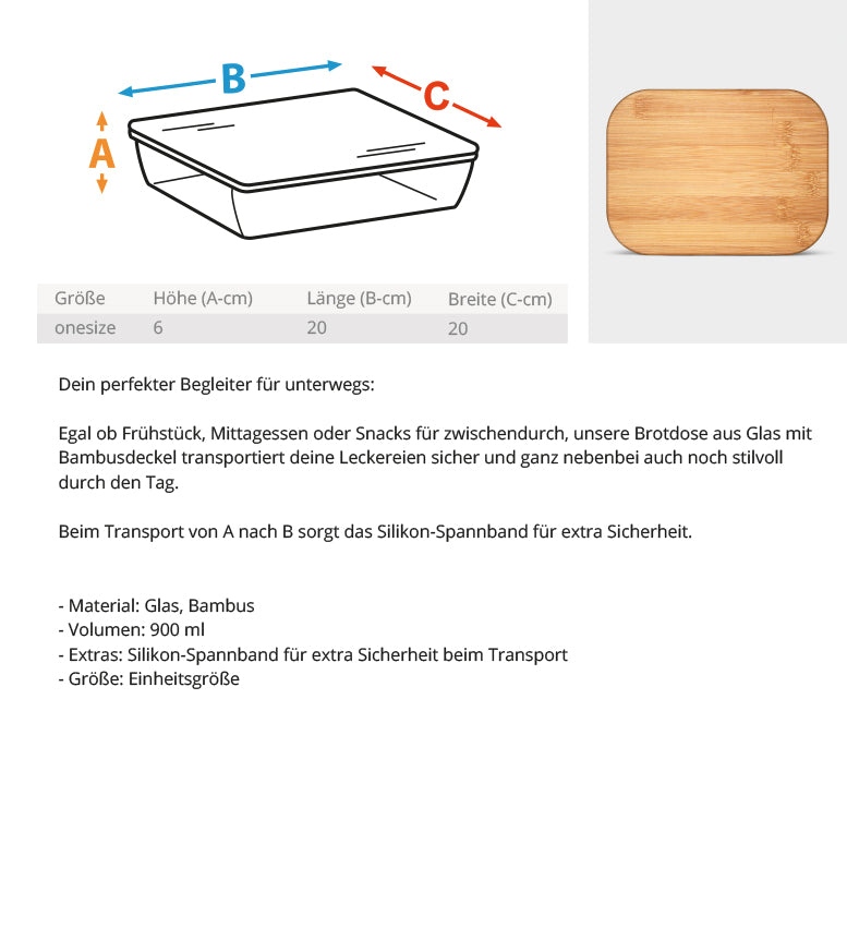 Bergwächter - Herren Premium Organic ~ - Brotdose mit Holzdeckel (Gravur)