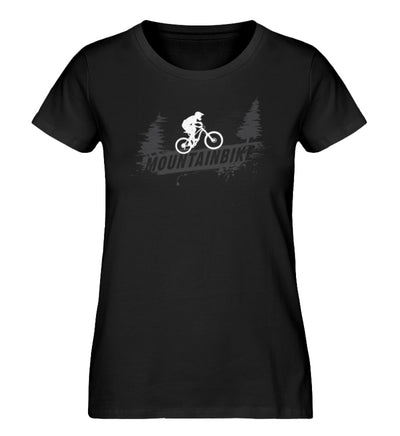 Mountainbike - Damen Organic T-Shirt mountainbike Schwarz