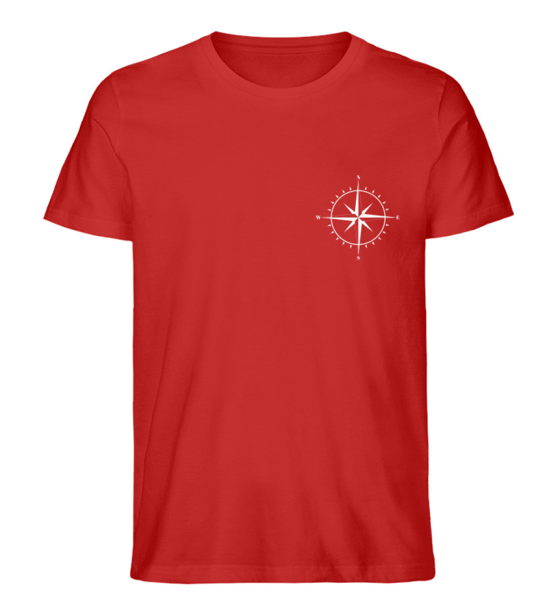 World Traveler - Herren Organic T-Shirt camping wandern Rot