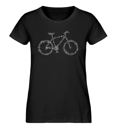 Fahrrad Kollektiv - Damen Organic T-Shirt fahrrad mountainbike Schwarz