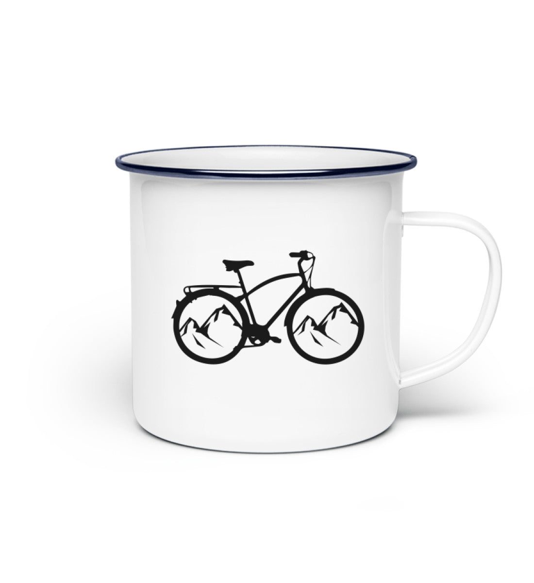 Bergräder - Emaille Tasse fahrrad mountainbike Default Title