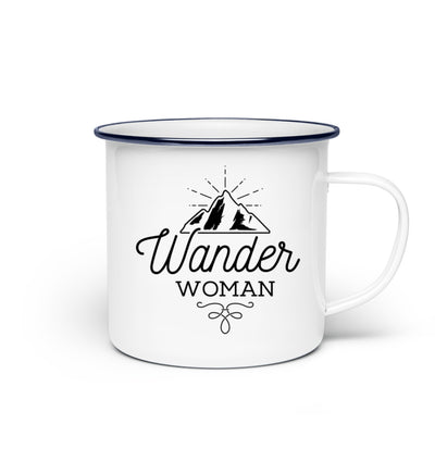 Wander Woman - Emaille Tasse wandern
