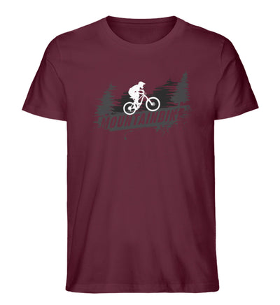 Mountainbike - Herren Premium Organic T-Shirt mountainbike Weinrot