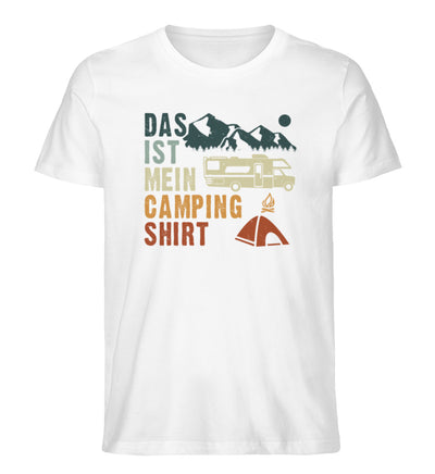 Das ist mein Camping Shirt - Herren Organic T-Shirt camping Weiß