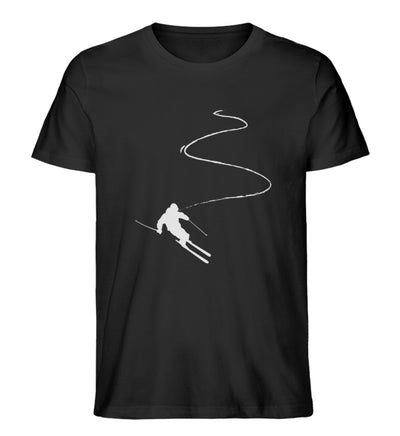 Skifahren auf Piste - Herren Organic T-Shirt ski Schwarz