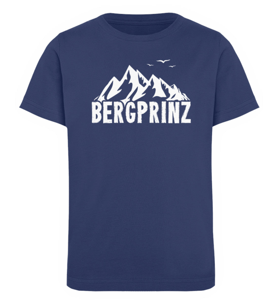 Bergprinz - Kinder Premium Organic T-Shirt berge Navyblau
