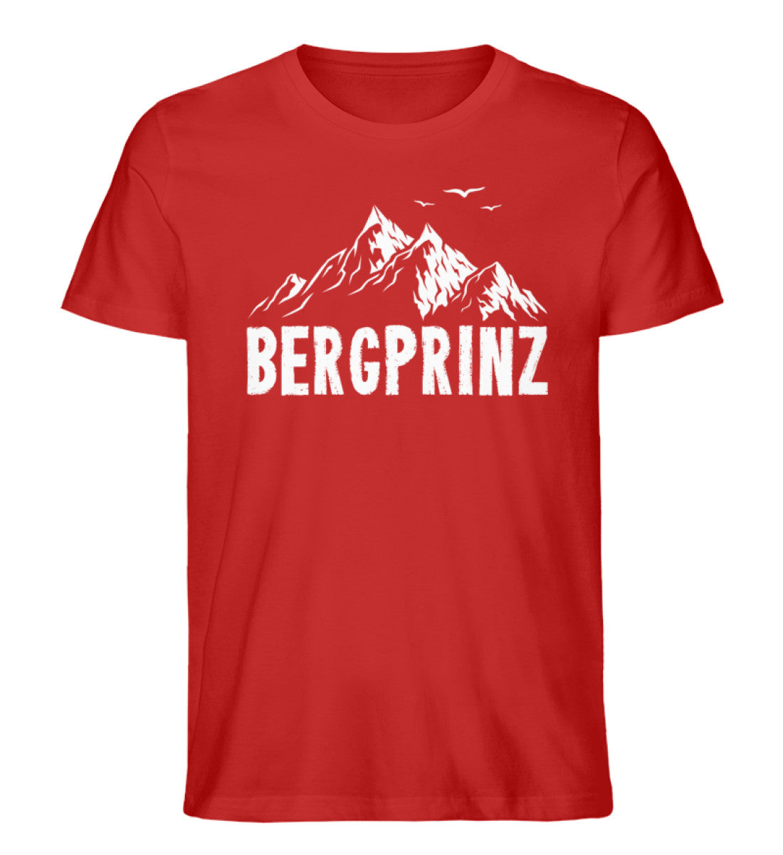 Bergprinz - Herren Organic T-Shirt berge Rot
