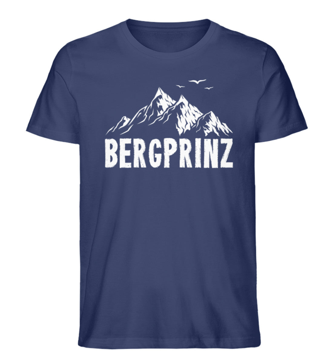Bergprinz - Herren Organic T-Shirt berge Navyblau