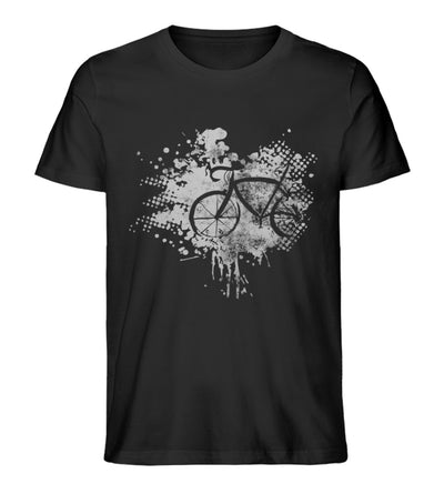 Fahrrad - Abstrakt - Herren Organic T-Shirt fahrrad Schwarz