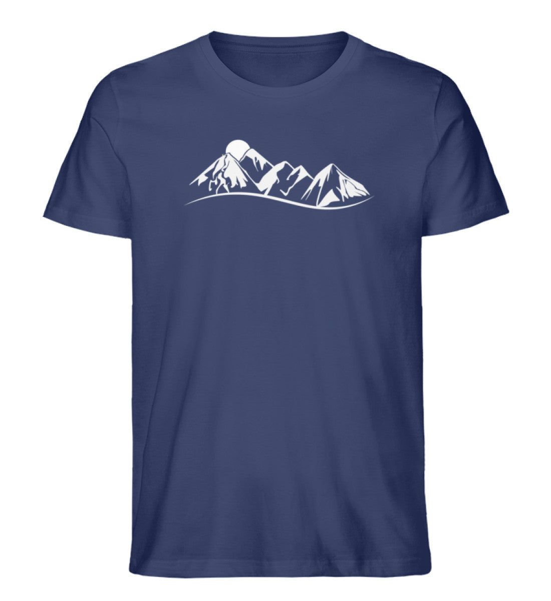 Bergheil - Herren Organic T-Shirt berge Navyblau