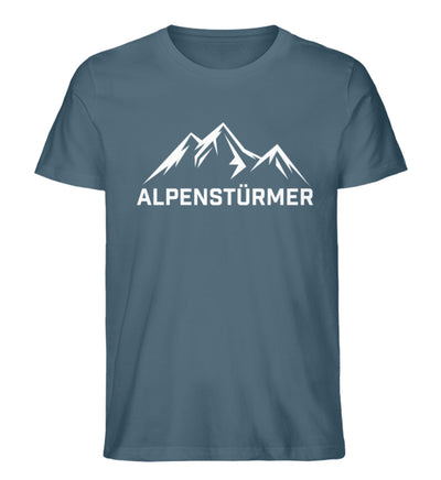 Alpenstürmer - Herren Premium Organic T-Shirt berge wandern Stargazer