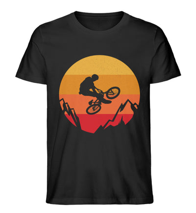 Stuntbiker - Herren Organic T-Shirt mountainbike Schwarz