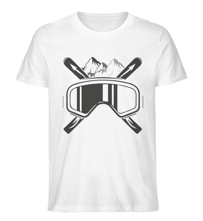 Schifoan - Herren Organic T-Shirt ' ski Weiß