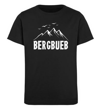 Bergbueb - Kinder Premium Organic T-Shirt berge Schwarz