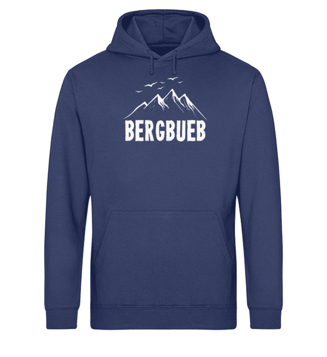 Bergbueb - Unisex Organic Hoodie berge Navyblau