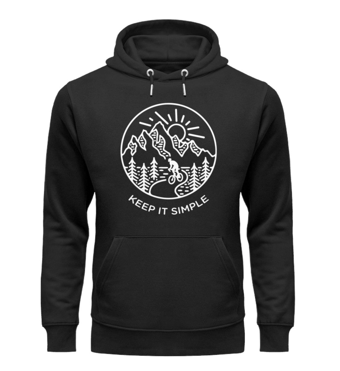Keep it Simple - Unisex Premium Organic Hoodie | Bestellen – BERGLUST