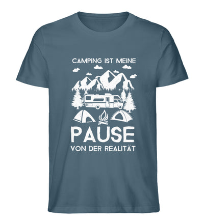 Camping - Pause von der Realität - Herren Premium Organic T-Shirt camping Stargazer
