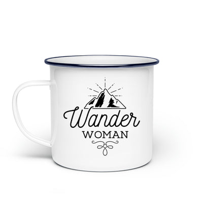 Wander Woman - Emaille Tasse wandern Default Title