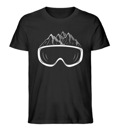 Wintersporteln - Herren Premium Organic T-Shirt Schwarz