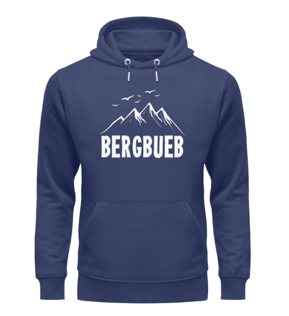 Bergbueb - Unisex Premium Organic Hoodie berge Navyblau