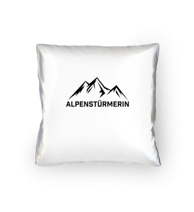 Alpenstürmerin - Kissen (40x40cm) berge mountainbike wandern Default Title