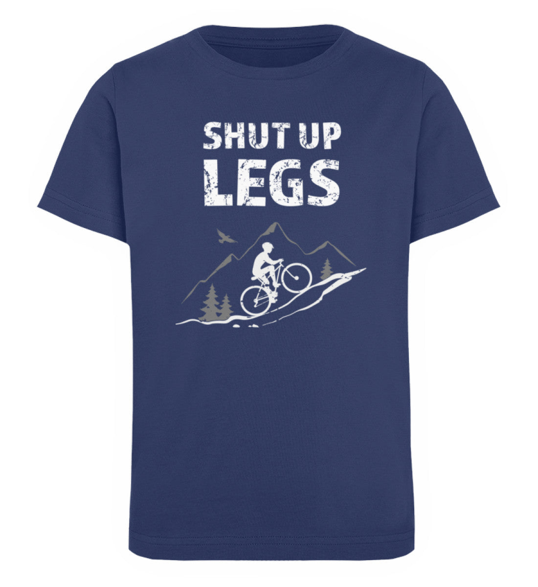 Shut up Legs - Kinder Premium Organic T-Shirt mountainbike Navyblau