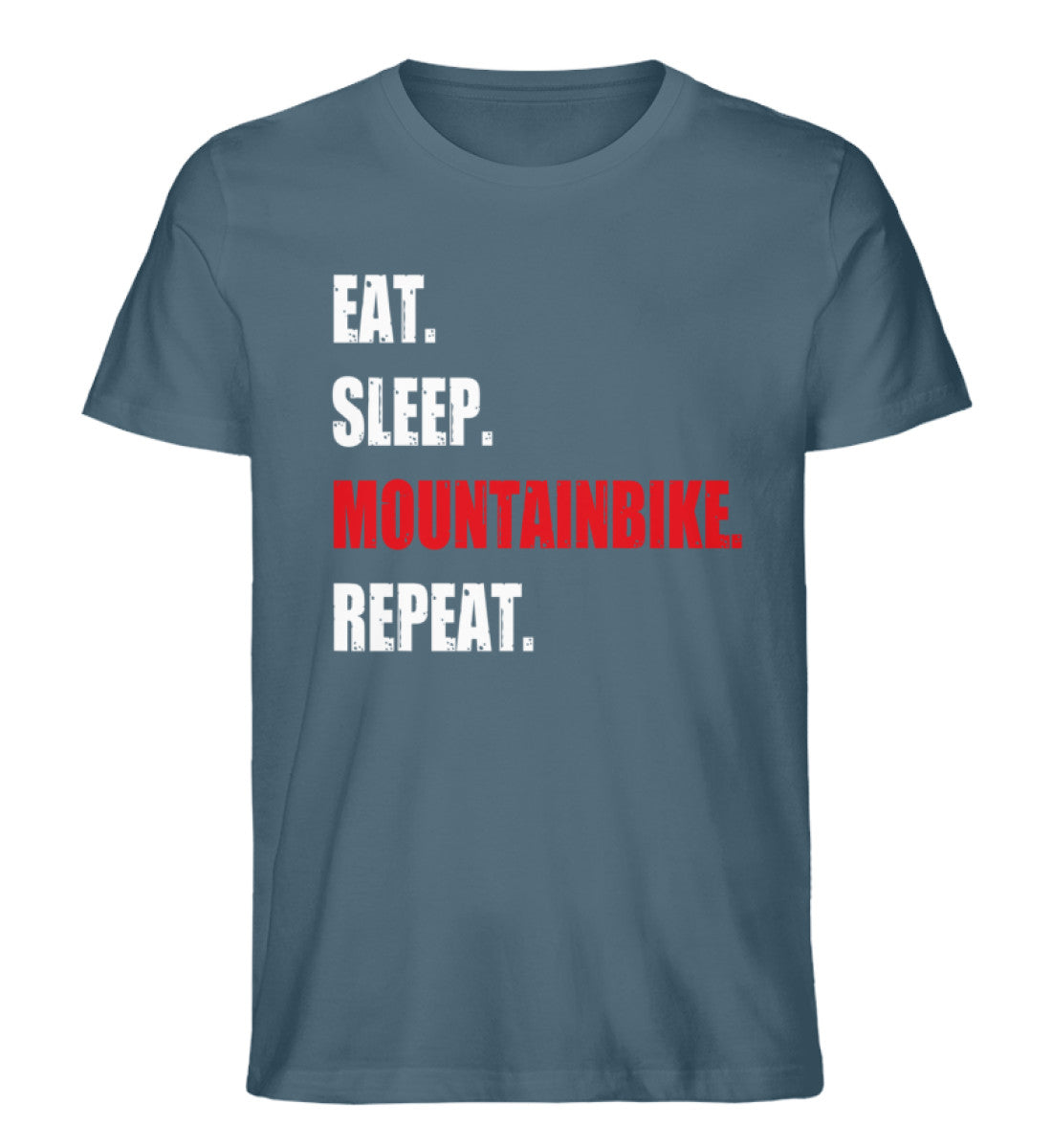 Eat Sleep Mountainbike Repeat - Herren Premium Organic T-Shirt mountainbike Stargazer