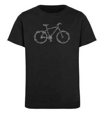 Fahrrad Kollektiv - Kinder Premium Organic T-Shirt fahrrad mountainbike Schwarz