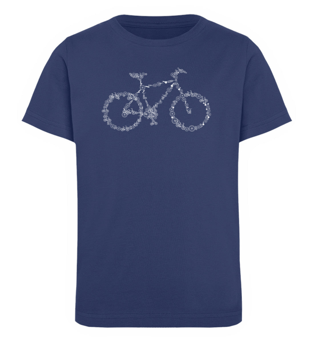 Fahrrad Kollektiv - Kinder Premium Organic T-Shirt fahrrad mountainbike Navyblau