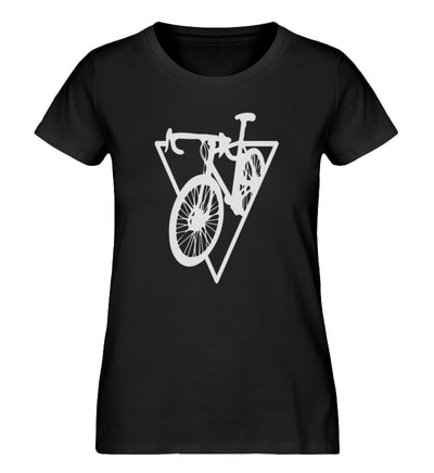 Fahrrad Geometrisch - Damen Organic T-Shirt fahrrad Schwarz
