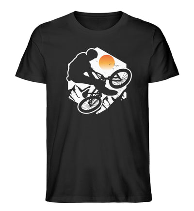 Mountainbike Jump - Herren Organic T-Shirt mountainbike Schwarz