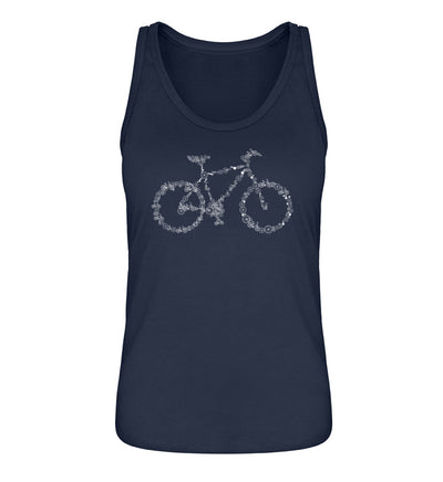 Fahrrad Kollektiv - Damen Organic Tanktop fahrrad mountainbike Navyblau