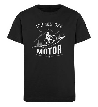 Ich bin der Motor - Kinder Premium Organic T-Shirt mountainbike Schwarz
